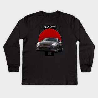 JDM Godzilla Kids Long Sleeve T-Shirt